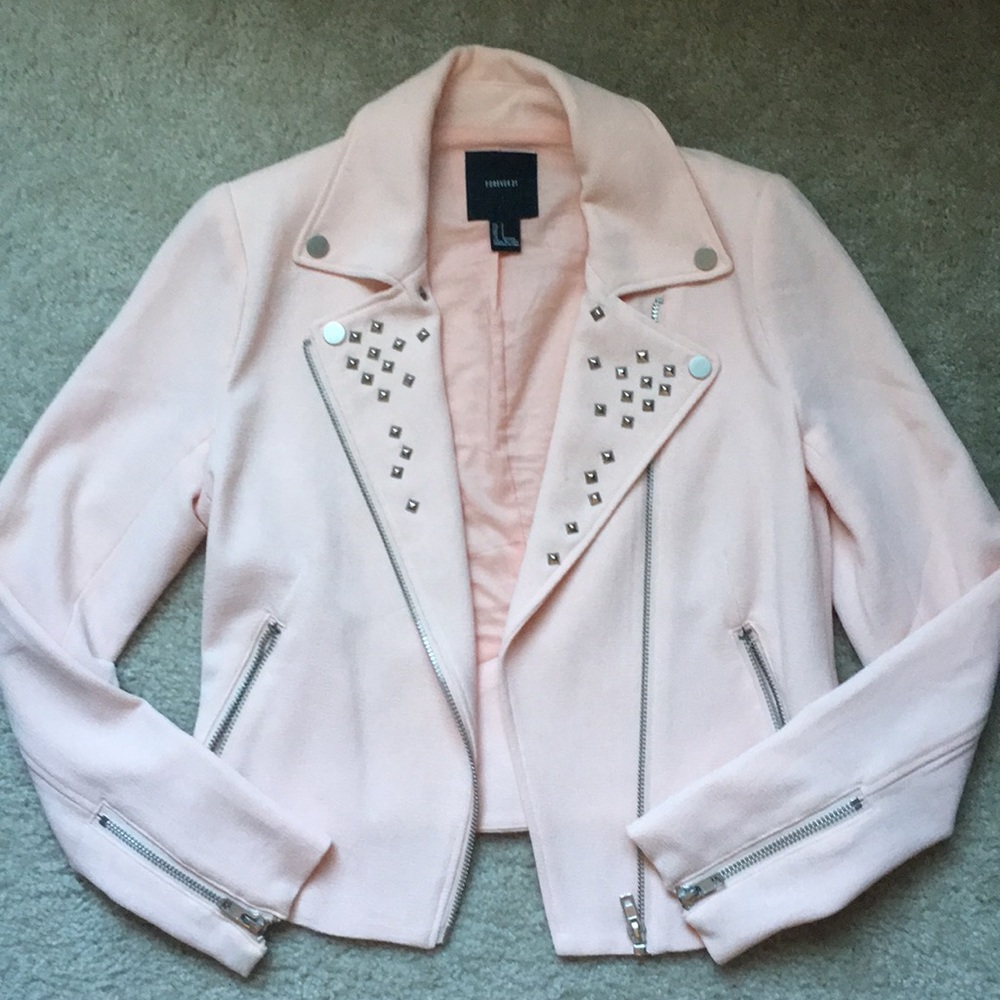 STUDDED MOTO JACKET